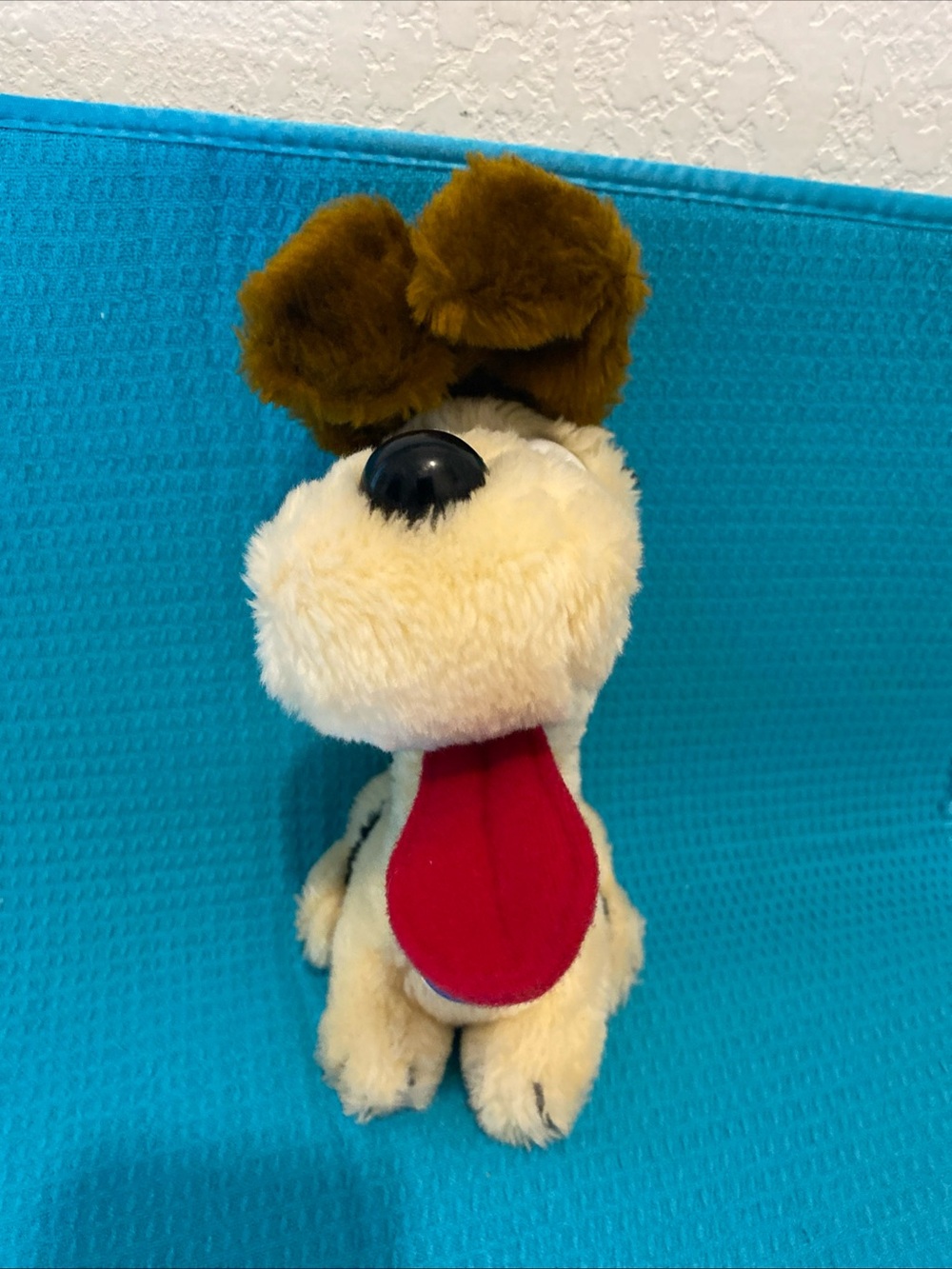 DAKIN Vtg 1983 “Odie Dog Garfield & Friends Plush” Size 10” Cream/Brown EUC